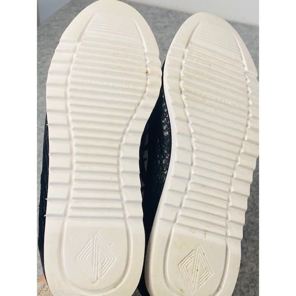 Donald Pliner Calf Hair Leopard Print Flip Platform Lace up Sneakers Woman' sz 7 - Picture 10 of 10